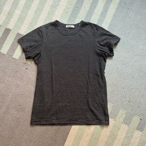 Buck Mason Striped Black and White Women’s Small Cotton